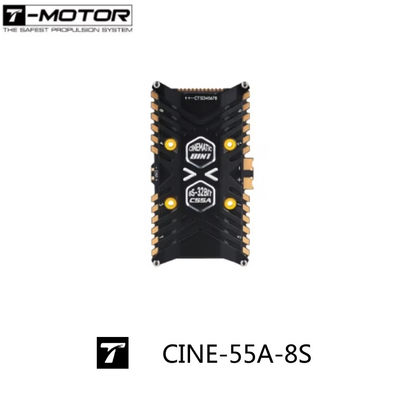 T-Motor F7 Pro Flight Controller - T-Motor CINE-55A-8S-BLHeli_32 ESC ระดับมืออาชีพสำหรับงานภาพยนตร์แบบ 8-IN-1 ใช้ร่วมกับ